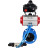 Затвор дисковый поворотный WBV1313E-2W-F-H Ду150 Ру16 фланцевый, корпус - чугун GGG40, диск - чугун GGG40, уплотнение - EPDM, с пневмоприводом PA-DA-130, пневмораспределителем 4V320-10 AC220V и БКВ APL-410N EX в Омске