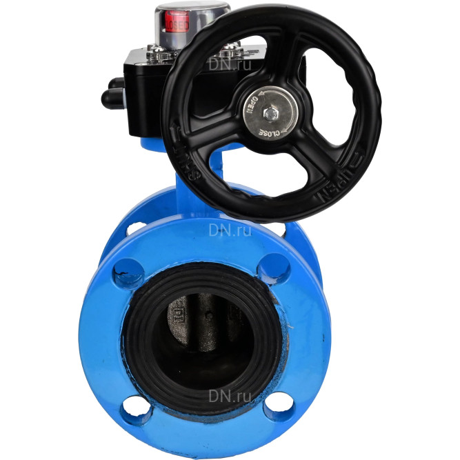 Затвор дисковый поворотный WBV1313E-2W-F-H Ду50 Ру16 фланцевый, корпус - чугун GGG40, диск - чугун GGG40, уплотнение - EPDM, с редуктором HGB RQN1-180Z в Омске
