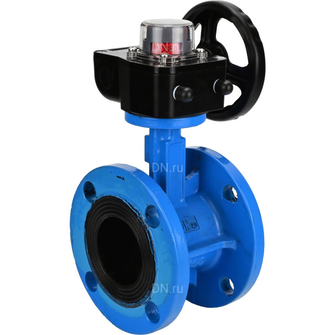 Затвор дисковый поворотный WBV1313E-2W-F-H Ду50 Ру16 фланцевый, корпус - чугун GGG40, диск - чугун GGG40, уплотнение - EPDM, с редуктором HGB RQN1-180Z в Омске