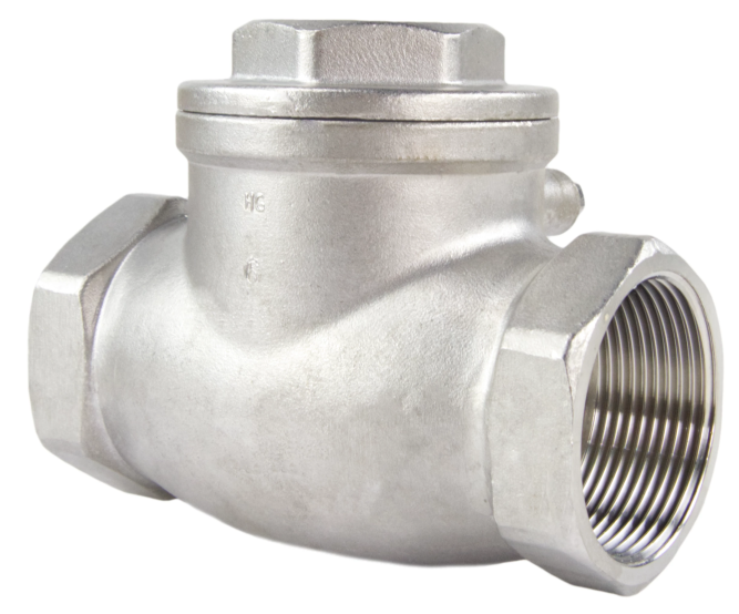 Клапан обратный VC3232P-T 3″ Ду80 Ру16 муфтовый, поворотный, корпус - нержавеющая сталь, диск - нержавеющая сталь, уплотнение - PTFE в Омске