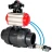 Кран шаровой BV4242E-FP-GRM-ISO Дн100 Ру10 полнопроходной, корпус - НПВХ, шар - НПВХ, уплотнение - EPDM, с пневмоприводом PA-SA-083, пневмораспределителем 4V320-10 AC220V и БКВ APL-210N в Омске