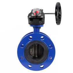 Затвор дисковый поворотный WBV1331E-2W-F-H Ду200 Ру16 фланцевый, корпус - чугун GGG40, диск - нержавеющая сталь 304, уплотнение - EPDM, с редуктором HGB RQN3-680Z