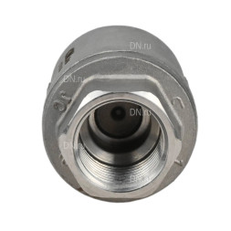 Клапан обратный VCS3232P-T 3/4″ Ду20 Ру16 резьбовой, пружинный, корпус - нержавеющая сталь 316, диск - нержавеющая сталь 316, уплотнение - металл