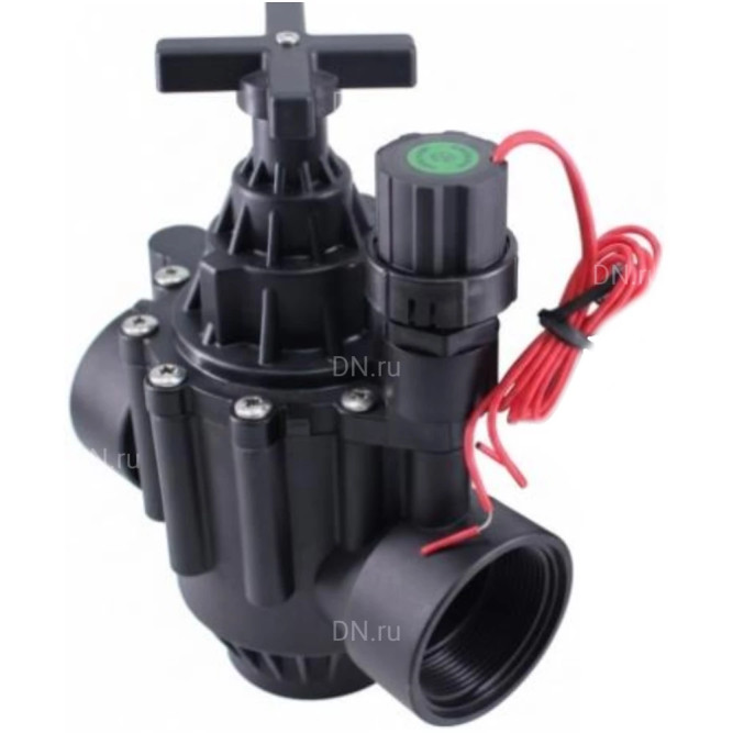 Клапан электромагнитный VS1141-NT-NC-220VAC 4″ Ду100 Ру10 соленоидный двухходовой пилотного действия, корпус - пластик PA66, уплотнение - NBR, внутренняя резьба, нормально закрытый (НЗ), катушка 220 AC в Омске