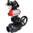 Кран шаровой BV4242E-FP-GRM-ISO Дн20 Ру10 полнопроходной, корпус - НПВХ, шар - НПВХ, уплотнение - EPDM, с пневмоприводом PA-DA-052, пневмораспределителем 4M310-08 DC24V, ручным дублером MON1-250-T26-ISO, БКВ APL-510N EX и БПВ AFC2000 в Омске