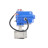 Кран шаровой BV3232P(2pc)-FP-T-ISO-H Ду15 Ру63 полнопроходной двухходовой, нержавеющая сталь SS316, внутренняя резьба, уплотнение - PTFE, с электроприводом четвертьоборотным QT-N-003EM-O1-220VAC-У1 blue в Омске