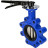 Затвор дисковый поворотный WBV1616N-2W-Fb-H Ду100 Ру16 LUG межфланцевый, корпус - чугун QT450, диск - чугун QT450, уплотнение - NBR, с рукояткой в Омске