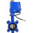 Затвор дисковый поворотный WBV1616N-2W-Fb-H Ду50 Ру16 LUG межфланцевый, корпус - чугун QT450, диск - чугун QT450, уплотнение - NBR, с электроприводом QT-N-003EM-O1-12VDC-У1 blue 12В в Омске