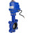 Затвор дисковый поворотный WBV1616N-2W-Fb-H Ду50 Ру16 LUG межфланцевый, корпус - чугун QT450, диск - чугун QT450, уплотнение - NBR, с электроприводом QT-N-003EM-O1-12VDC-У1 blue 12В в Омске