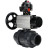 Кран шаровой BV4242E-FP-GRM-ISO Дн20 Ру10 полнопроходной, корпус - НПВХ, шар - НПВХ, уплотнение - EPDM, с пневмоприводом PA-DA-105-1, пневмораспределителем 4M310-08 AC220V и БКВ APL-510N EX в Омске