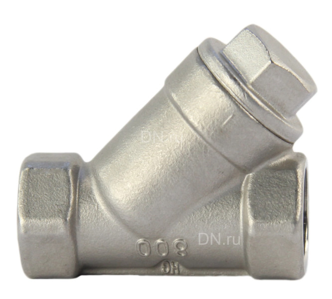 Фильтр сетчатый FMY3232P-T 1/2″ Ду15 Ру16, Y-образный, корпус - нержавеющая сталь 316, резьбовой в Омске