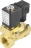 Клапан электромагнитный VS400-NT-NC-24VDC 1 1/4″ Ду32 Ру16, соленоидный двухходовой, корпус - латунь, уплотнение - NBR, резьбовой, нормально-закрытый, пилотный, катушка - 24В в Омске