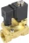 Клапан электромагнитный VS400-NT-NC-24VDC 1 1/4″ Ду32 Ру16, соленоидный двухходовой, корпус - латунь, уплотнение - NBR, резьбовой, нормально-закрытый, пилотный, катушка - 24В в Омске