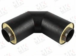 Отвод ППУ ПЭ с МЗИ и КВ Ст3сп ГОСТ 3262-75 Ду20 26.8х2.5