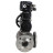 Кран шаровой BV3232P(4pc)-FP-3WL-F Ду100 Ру16 полнопроходной трехходовой, фланцевый, корпус - нержавеющая сталь SS316, с пневмоприводом PA-DA-105-1 двойного действия и пневмопозиционером YT-1000RSN без обратной связи в Омске