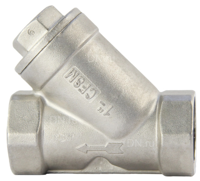 Фильтр сетчатый FMY3232P-T 3/4″ Ду20 Ру16, Y-образный, корпус - нержавеющая сталь 316, резьбовой в Омске