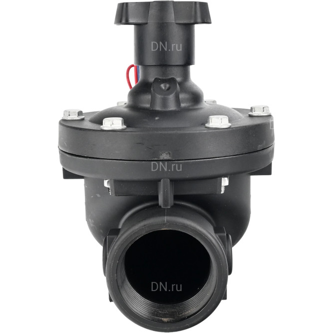 Клапан электромагнитный VS1141-NT-NC-24VDC 2″ Ду50 Ру10 соленоидный двухходовой пилотного действия, корпус - пластик PA66, уплотнение - NBR, внутренняя резьба, нормально закрытый (НЗ), катушка 24В DC в Омске