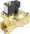 Клапан электромагнитный VS400-NT-NC-24VDC 2″ Ду50 Ру16, соленоидный двухходовой, корпус - латунь, уплотнение - NBR, резьбовой, нормально-закрытый, пилотный, катушка - 24В в Омске