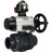 Кран шаровой BV4242E-FP-GRM-ISO Дн40 Ру10 полнопроходной, корпус - НПВХ, шар - НПВХ, уплотнение - EPDM, с пневмоприводом PA-DA-105-1, пневмораспределителем 4M310-08 AC220V и БКВ APL-510N EX в Омске