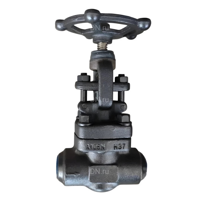 Задвижка клиновая GVWR2230M-2W-W-S Ду25 Ру25 с выдвижным штоком, под приварку, корпус - углеродистая сталь А105 (аналог сталь 20), материал клина - нержавеющая сталь 1Cr13 (аналог сталь 12Х13), со штурвалом в Омске
