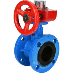 Затвор дисковый поворотный WBV1313E-2W-F-H Ду50 Ру16 фланцевый, корпус - чугун GGG40, диск - чугун GGG40, уплотнение - EPDM, с редуктором HGBF RQN1-180Z