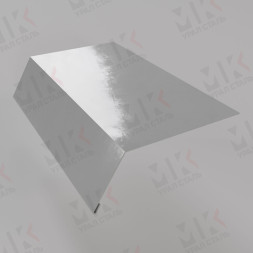 Планка капельник 79х55х2000 мм RAL 9006 Белый алюминий