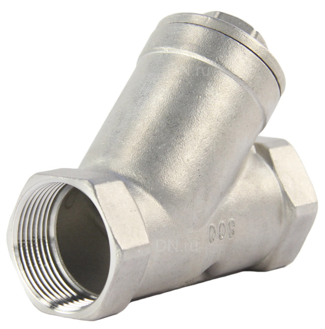 Фильтр сетчатый FMY3232P-T 1 1/4″ Ду32 Ру16, Y-образный, корпус - нержавеющая сталь 316, резьбовой в Омске