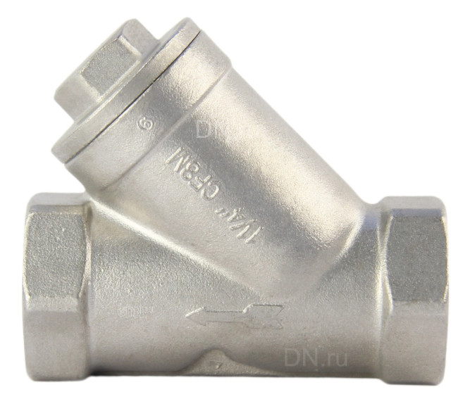 Фильтр сетчатый FMY3232P-T 1 1/4″ Ду32 Ру16, Y-образный, корпус - нержавеющая сталь 316, резьбовой в Омске