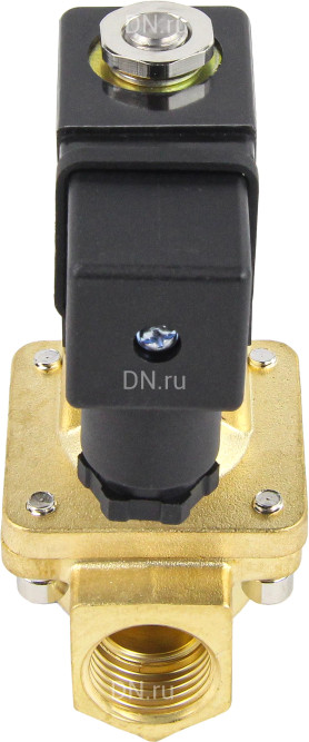 Клапан электромагнитный VS400-VT-NC-24VDC 3/8″ Ду10 Ру16, соленоидный двухходовой, корпус - латунь, уплотнение - Viton, резьбовой, нормально-закрытый, пилотный, катушка - 24В в Омске