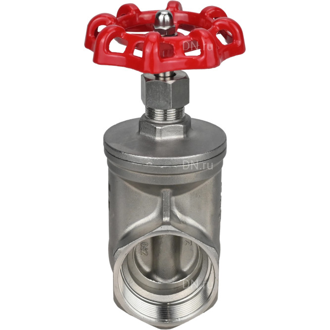 Задвижка клиновая GVWR3131M-2W-T-S Ду32 Ру16 резьбовая, шпиндель - выдвижной, корпус - нержавеющая сталь SS304, клин - нержавеющая сталь SS304, уплотнение - металл, управление - штурвал в Омске