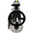 Кран шаровой BV3232P(4pc)-FP-3WL-F Ду100 Ру16 полнопроходной трехходовой, фланцевый, корпус - нержавеющая сталь SS316, с пневмоприводом PA-DA-105-1 двойного действия, пневмораспределителем 4M310-08 DC24V и БКВ APL-210N в Омске