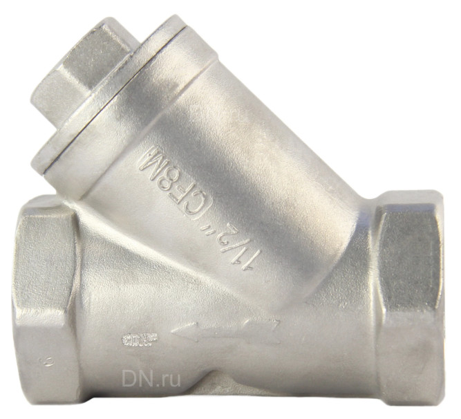 Фильтр сетчатый FMY3232P-T 1 1/2″ Ду40 Ру16, Y-образный, корпус - нержавеющая сталь 316, резьбовой в Омске