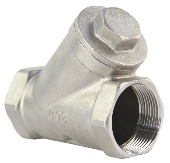 Фильтр сетчатый FMY3232P-T 1 1/2″ Ду40 Ру16, Y-образный, корпус - нержавеющая сталь 316, резьбовой в Омске