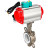 Затвор дисковый поворотный WBV3131P-2W-Fb-H Ду65 Ру16 корпус - нержавеющая сталь 304, диск - нержавеющая сталь 304, уплотнение - PTFE, с пневмоприводом PA-DA-065, пневмораспределителем 4M310-08 AC220V и магнитным переключателем ALS200D в Омске