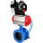 Затвор дисковый поворотный WBV1313E-2W-F-H Ду65 Ру16 фланцевый, корпус - чугун GGG40, диск - чугун GGG40, EPDM, с пневмоприводом PA-DA-105, пневмораспределителем 4V320-10 AC220V, БКВ APL-510N EX и БПВ AFC2000 в Омске