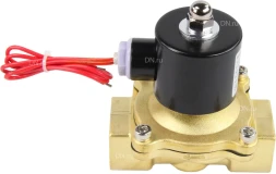 Клапан электромагнитный VS100-VT-NC-24VAC 1″ Ду25 Ру10 прямого действия двухходовой, корпус - латунь, присоединение - внутренняя резьба, уплотнение - VITON, нормально-закрытый, катушка - 24 В AC