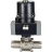Кран шаровой BV3131P(3pc)-FP-W-ISO-H LONG Ду40 Ру40 полнопроходной, под приварку, корпус - нержавеющая сталь SS304, уплотнение - PTFE, с электроприводом четвертьоборотным QTSA-N-005EM-O0-220VAC с пружинным возвратом в Омске