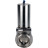Затвор дисковый поворотный WBV3131S-2W-T-H Ду50 Ру10 резьбовой, пищевая нержавеющая сталь 304, уплотнение – Silicon, с пневмоприводом PA-SA-85 с возвратными пружинами в Омске