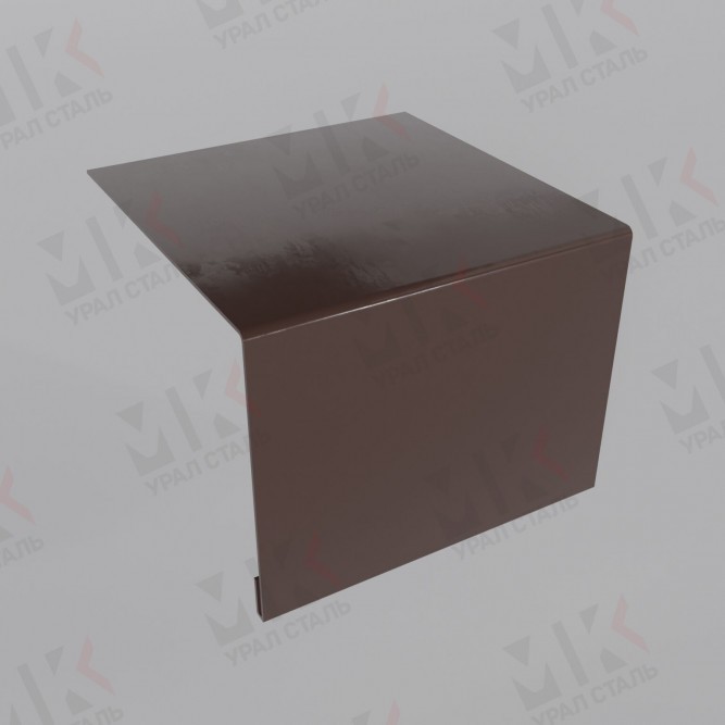 Планка откоса сложная 3D 230х75х3000 мм 0,5 мм RAL 8017 в Омске