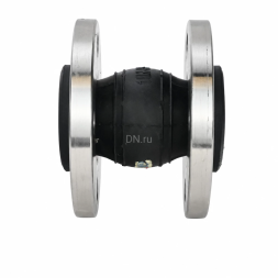 Компенсатор резиновый CR-N32-F Ду65 Ру10/16 KRN, резиновая вставка (корпус) - NBR, тип присоединения - фланцевый, материал фланцев - нержавеющая сталь AISI 316
