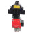 Кран шаровой BV3232P(4pc)-SP-3WL-T-ISO-H Ду65 Ру40 стандартнопроходной трехходовой L-тип, нержавеющая сталь SS316, внутренняя резьба, PTFE, пн.приводом PA-SA-105, пн.распределителем 4M310-08 AC220V и БКВ APL-410N EX в Омске