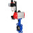 Затвор дисковый поворотный WBV1432N-2W-Fb-H Ду125 Ру16, корпус - чугун GGG50, диск - нержавеющая сталь 316L, уплотнение - NBR, с пневмоприводом PA-DA-105 двойного действия, пневмораспределителем 4M310-08 DC24V, БПВ AFC2000 в Омске