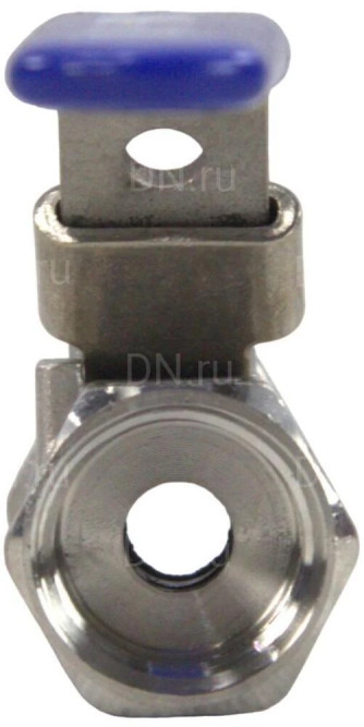 Кран шаровой BV3232P-SP-T-H Ду15 Ру63 стандартнопроходной двухходовой, нержавеющая сталь SS316, внутренняя резьба, уплотнение - PTFE, ручка-рычаг в Омске