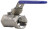 Кран шаровой BV3232P-SP-T-H Ду15 Ру63 стандартнопроходной двухходовой, нержавеющая сталь SS316, внутренняя резьба, уплотнение - PTFE, ручка-рычаг в Омске