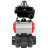 Кран шаровой BV4242E-FP-GRM-ISO Дн65 Ру10 полнопроходной, корпус - НПВХ, шар - НПВХ, уплотнение - EPDM, с пневмоприводом PA-SA-065 и БКВ APL-410N EX в Омске