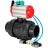 Кран шаровой BV4242E-FP-GRM-ISO Дн40 Ру10 полнопроходной, корпус - НПВХ, шар - НПВХ, уплотнение - EPDM, с пневмоприводом PA-SA-065, пневмораспределителем 4V320-08 AC220V и магнитным переключателем ALS200D в Омске