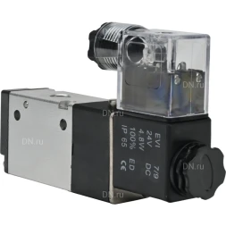 Пневмораспределитель 3VM210-06-NC AC24V 1/8″ моностабильный, с односторонним ЭМУ, для отсечных клапанов