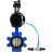 Затвор дисковый поворотный WBV1631E-2W-Fb-H Ду125 Ру16 LUG корпус - чугун QT450, диск - нержавеющая сталь 304, уплотнение - EPDM, с пневмоприводом PA-DA-105-1, пневмораспределителем 4V320-10 AC220V и БПВ AFC2000 в Омске