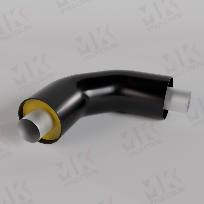 Отвод ППУ ПЭ 219х6/315 45 градусов в Омске