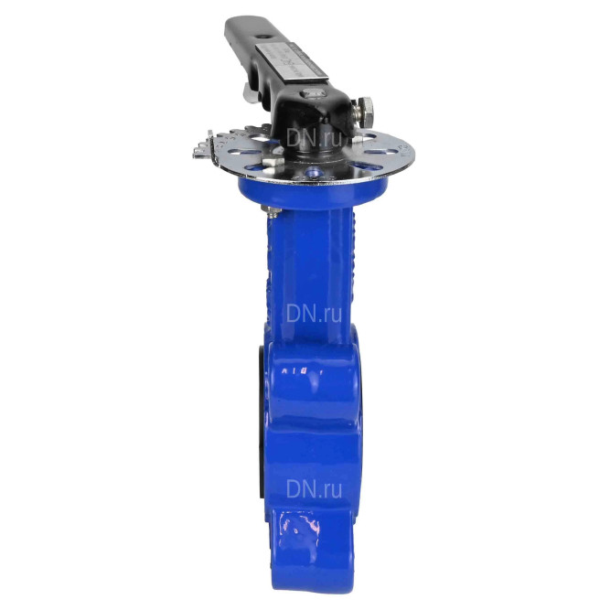 Затвор дисковый поворотный WBV1631N-2W-Fb-H Ду50 Ру16 LUG межфланцевый, корпус - чугун QT450, диск - нержавеющая сталь 304, уплотнение - NBR, с рукояткой в Омске